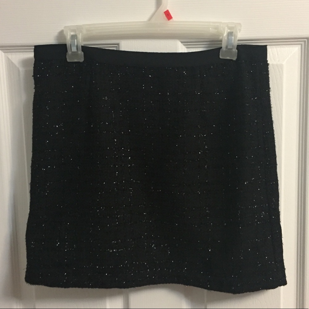 Black sparkly skirt